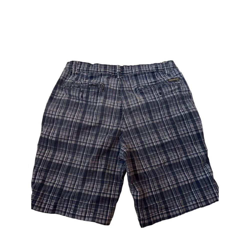 Red Head Blue White Plaid Shorts Casual Short Men's Size 32 - Picture 3 of 4